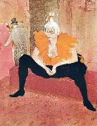  Henri  Toulouse-Lautrec Seated Clown oil on canvas